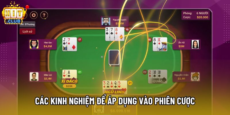 Các kinh nghiệm để áp dụng vào phiên cược Các kinh nghiệm để áp dụng vào phiên cược